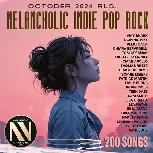 VA - Melancholic  Indie Pop Rock (2024) (MP3)