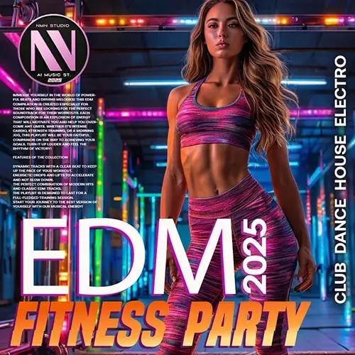 VA - EDM Fitness Party (2025) (MP3)